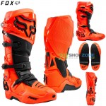 Moto oblečenie - Čižmy, Fox Instinct boot moto čižmy, neon oranžová