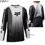 Moto oblečenie - Detské, Fox Youth 180 Leed jersey black/white, čierno biela