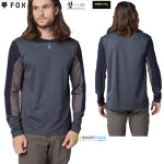 Cyklo oblečenie - Pánske, Fox Defend Ls jersey graphite, šedá
